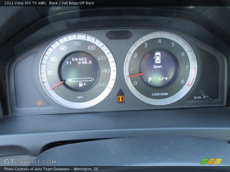 Black / Soft Beige/Off Black 2011 Volvo S60 T6 AWD