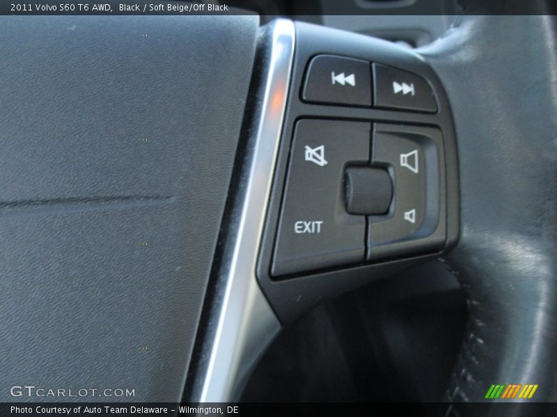 Black / Soft Beige/Off Black 2011 Volvo S60 T6 AWD