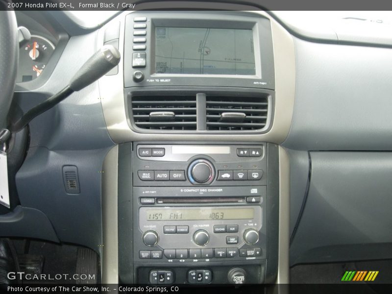 Formal Black / Gray 2007 Honda Pilot EX-L