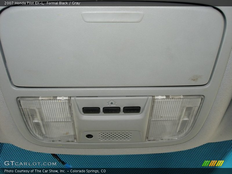 Formal Black / Gray 2007 Honda Pilot EX-L