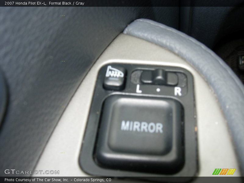 Formal Black / Gray 2007 Honda Pilot EX-L