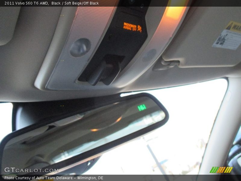 Black / Soft Beige/Off Black 2011 Volvo S60 T6 AWD