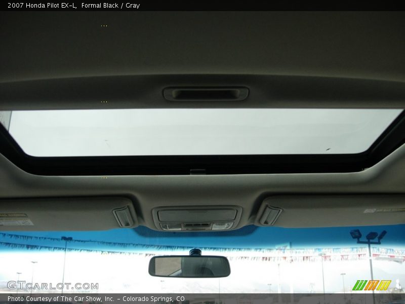 Formal Black / Gray 2007 Honda Pilot EX-L