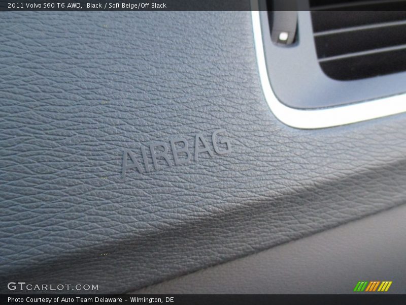 Black / Soft Beige/Off Black 2011 Volvo S60 T6 AWD