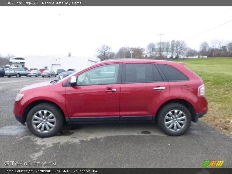 Redfire Metallic / Camel 2007 Ford Edge SEL