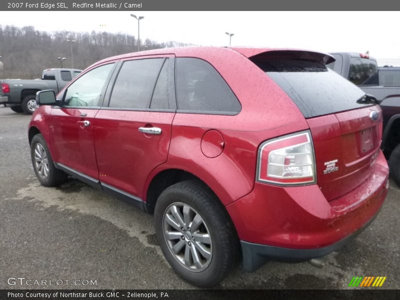 Redfire Metallic / Camel 2007 Ford Edge SEL