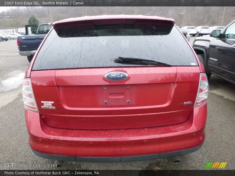 Redfire Metallic / Camel 2007 Ford Edge SEL