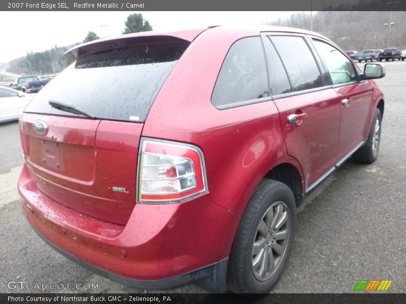 Redfire Metallic / Camel 2007 Ford Edge SEL