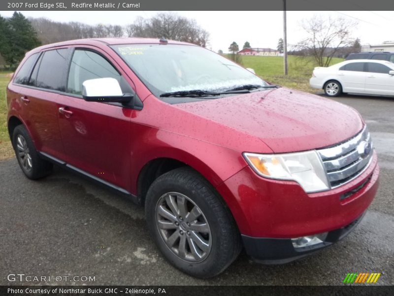Redfire Metallic / Camel 2007 Ford Edge SEL