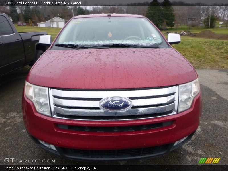 Redfire Metallic / Camel 2007 Ford Edge SEL