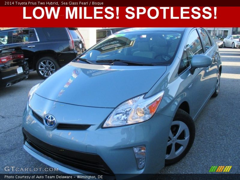 Sea Glass Pearl / Bisque 2014 Toyota Prius Two Hybrid