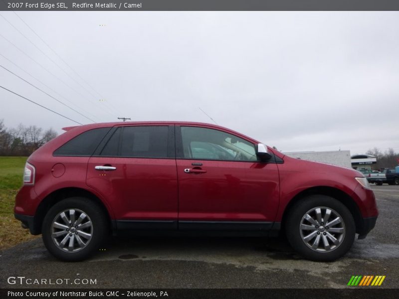 Redfire Metallic / Camel 2007 Ford Edge SEL