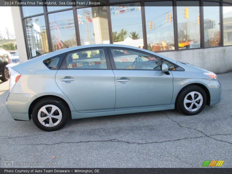 Sea Glass Pearl / Bisque 2014 Toyota Prius Two Hybrid