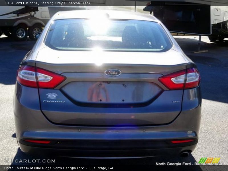 Sterling Gray / Charcoal Black 2014 Ford Fusion SE