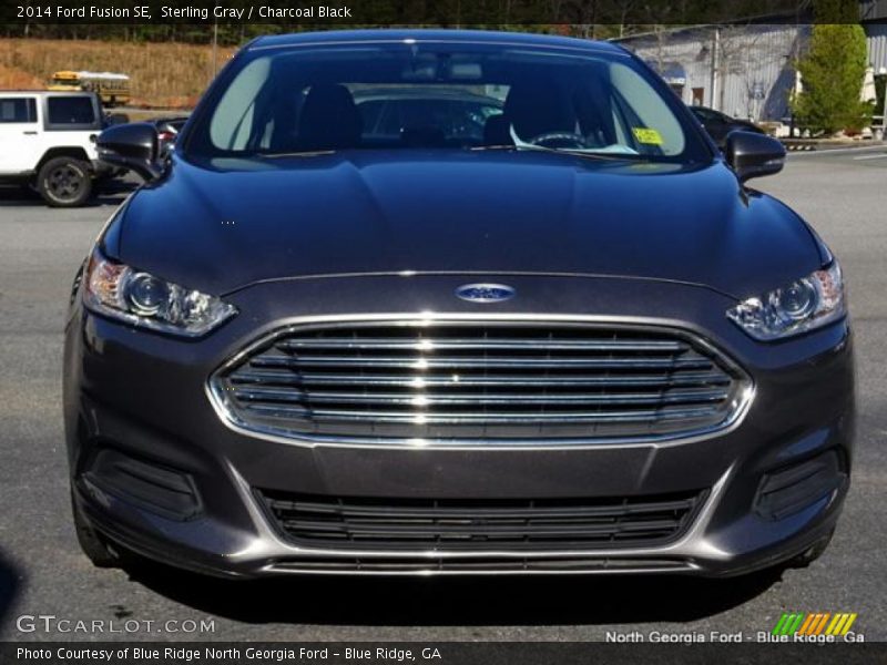 Sterling Gray / Charcoal Black 2014 Ford Fusion SE