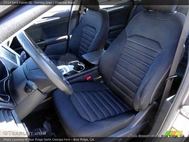 Sterling Gray / Charcoal Black 2014 Ford Fusion SE