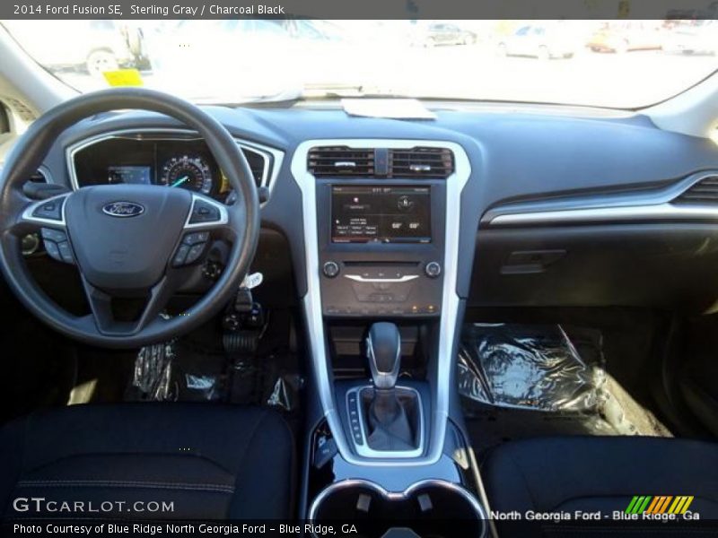 Sterling Gray / Charcoal Black 2014 Ford Fusion SE