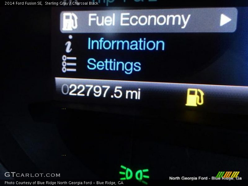 Sterling Gray / Charcoal Black 2014 Ford Fusion SE