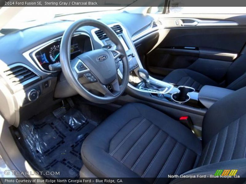 Sterling Gray / Charcoal Black 2014 Ford Fusion SE