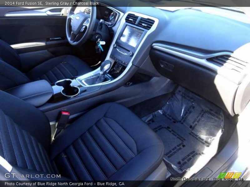 Sterling Gray / Charcoal Black 2014 Ford Fusion SE