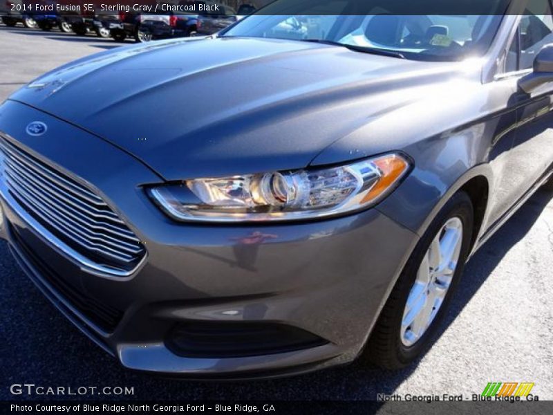 Sterling Gray / Charcoal Black 2014 Ford Fusion SE