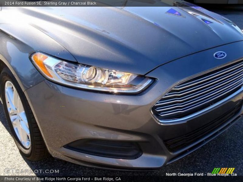 Sterling Gray / Charcoal Black 2014 Ford Fusion SE