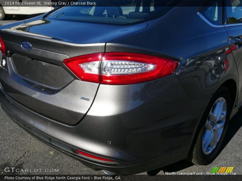 Sterling Gray / Charcoal Black 2014 Ford Fusion SE