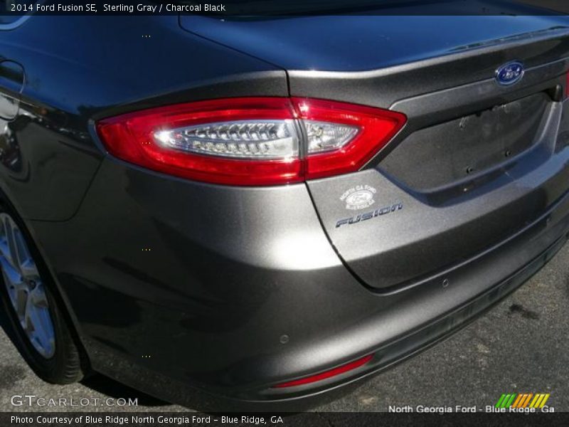 Sterling Gray / Charcoal Black 2014 Ford Fusion SE