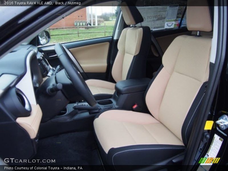 Front Seat of 2016 RAV4 XLE AWD