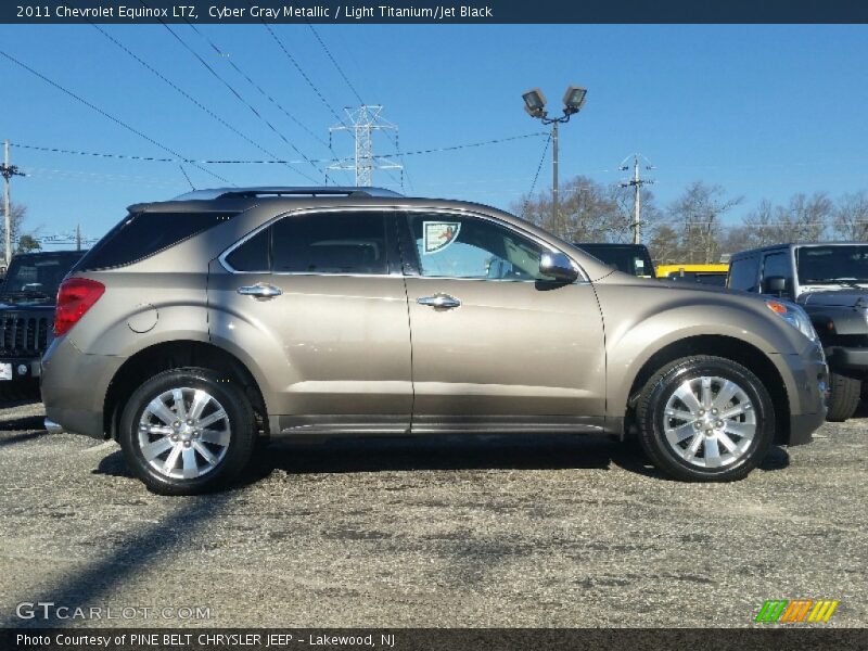 Cyber Gray Metallic / Light Titanium/Jet Black 2011 Chevrolet Equinox LTZ
