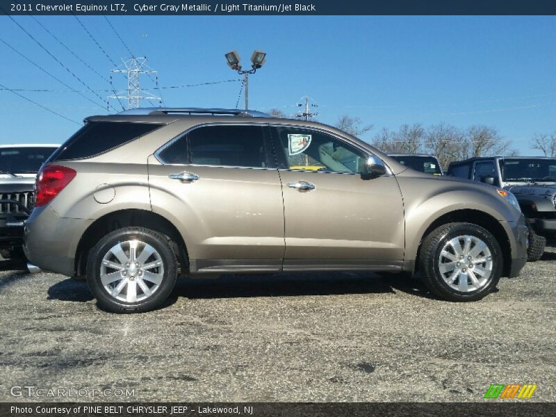 Cyber Gray Metallic / Light Titanium/Jet Black 2011 Chevrolet Equinox LTZ