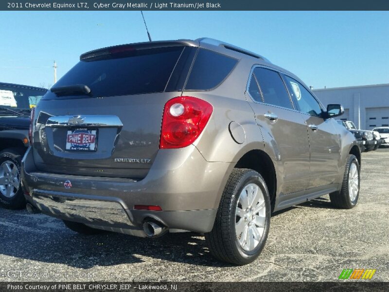 Cyber Gray Metallic / Light Titanium/Jet Black 2011 Chevrolet Equinox LTZ