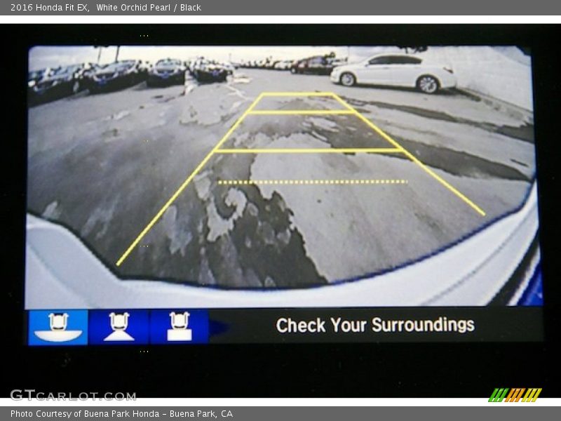 White Orchid Pearl / Black 2016 Honda Fit EX