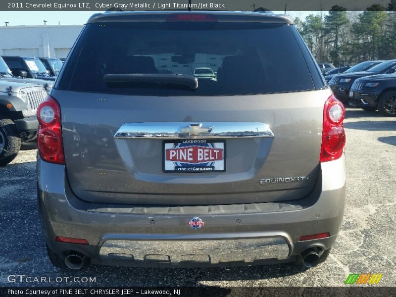 Cyber Gray Metallic / Light Titanium/Jet Black 2011 Chevrolet Equinox LTZ