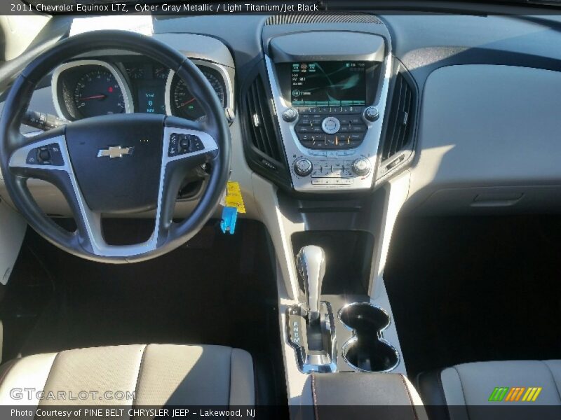 Cyber Gray Metallic / Light Titanium/Jet Black 2011 Chevrolet Equinox LTZ