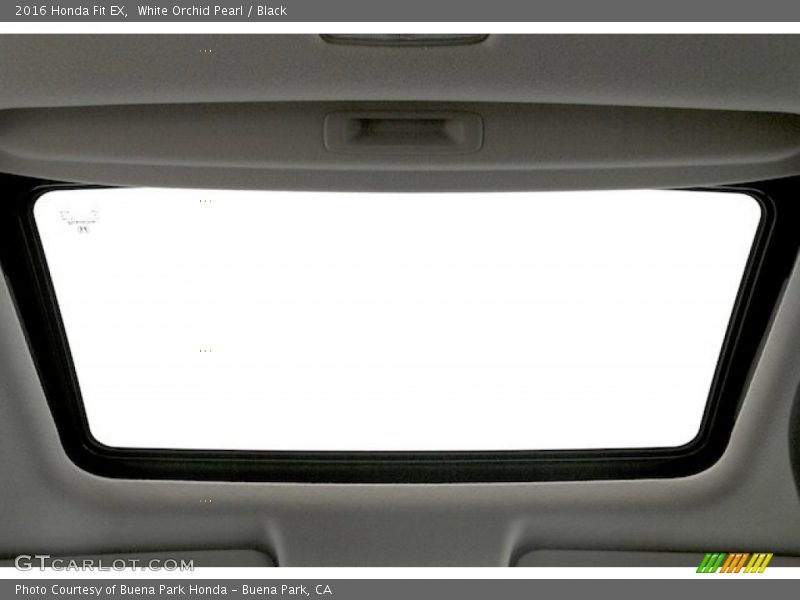 White Orchid Pearl / Black 2016 Honda Fit EX