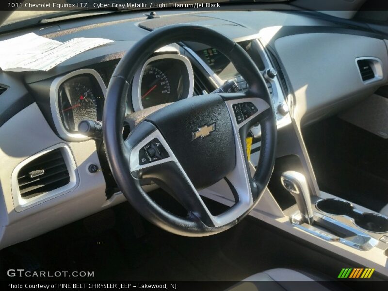 Cyber Gray Metallic / Light Titanium/Jet Black 2011 Chevrolet Equinox LTZ