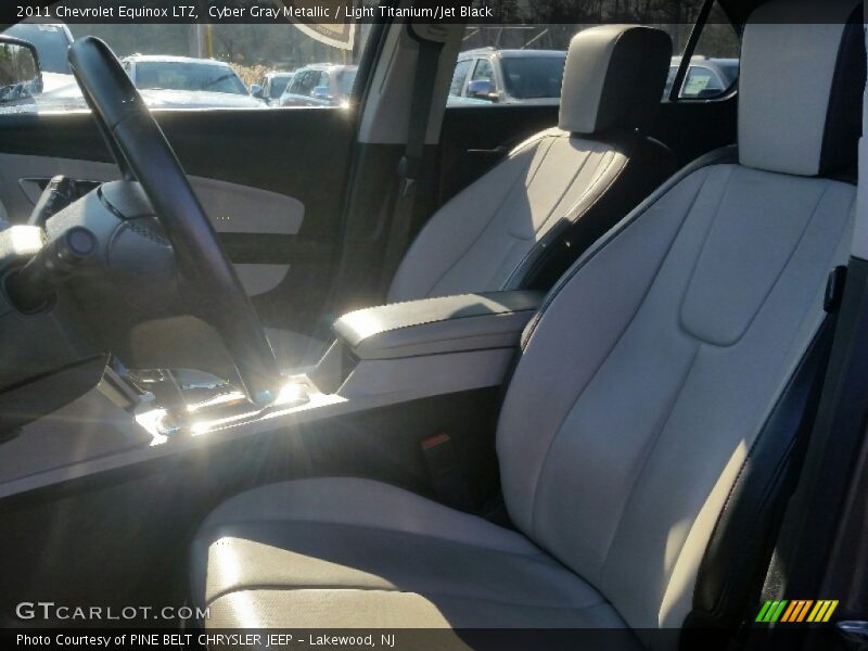 Cyber Gray Metallic / Light Titanium/Jet Black 2011 Chevrolet Equinox LTZ