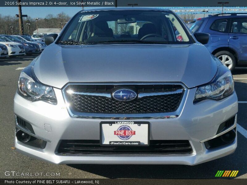 Ice Silver Metallic / Black 2016 Subaru Impreza 2.0i 4-door