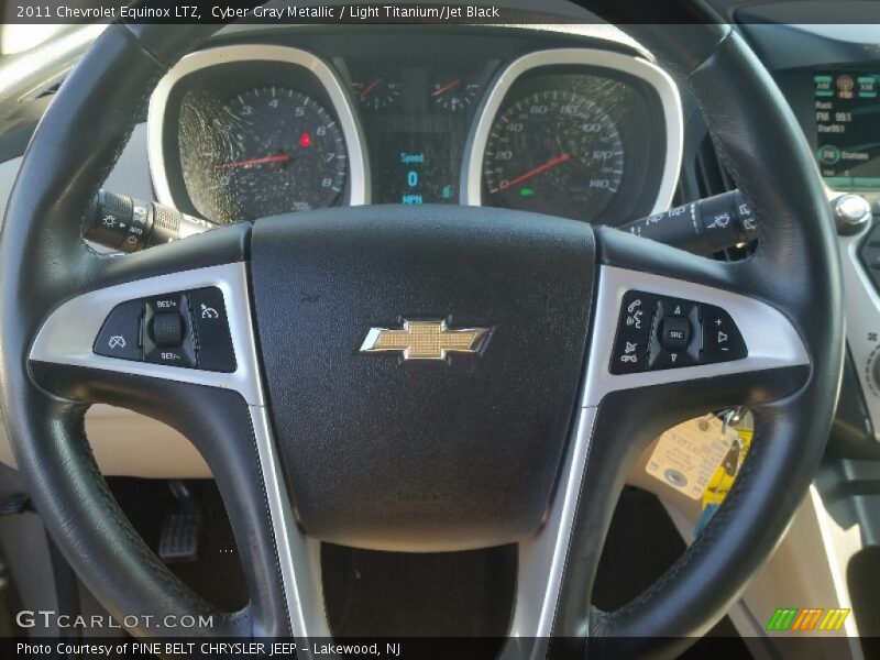 Cyber Gray Metallic / Light Titanium/Jet Black 2011 Chevrolet Equinox LTZ