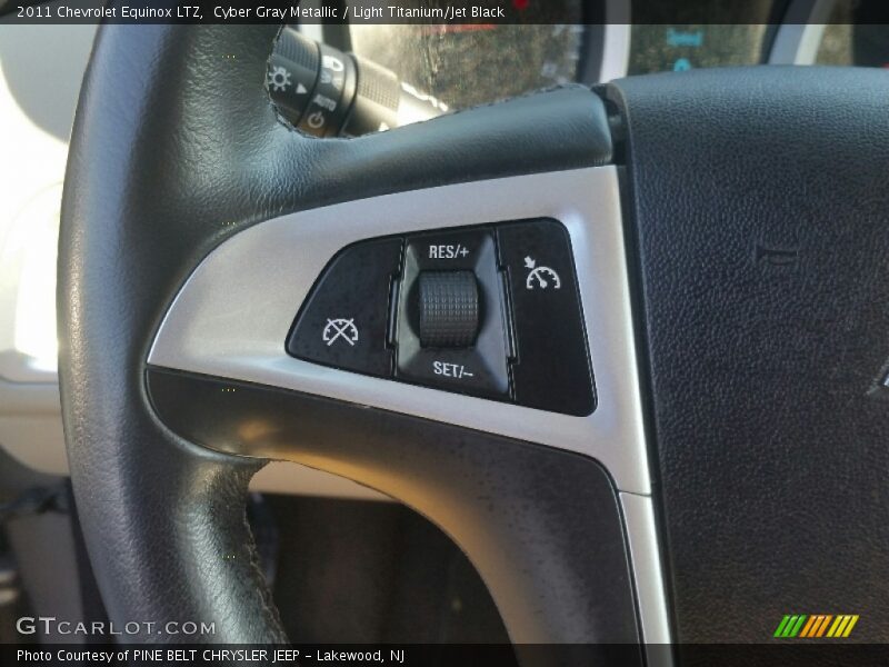 Cyber Gray Metallic / Light Titanium/Jet Black 2011 Chevrolet Equinox LTZ