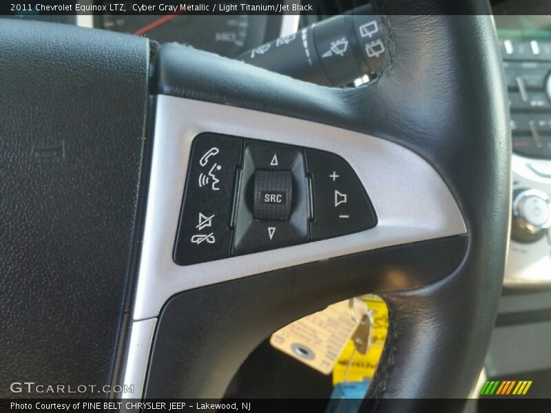 Cyber Gray Metallic / Light Titanium/Jet Black 2011 Chevrolet Equinox LTZ