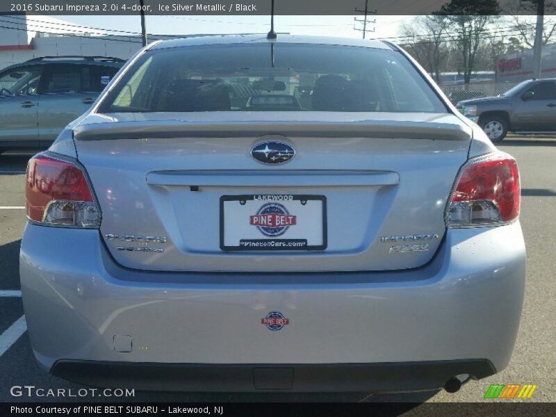 Ice Silver Metallic / Black 2016 Subaru Impreza 2.0i 4-door
