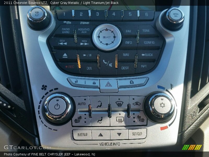 Cyber Gray Metallic / Light Titanium/Jet Black 2011 Chevrolet Equinox LTZ