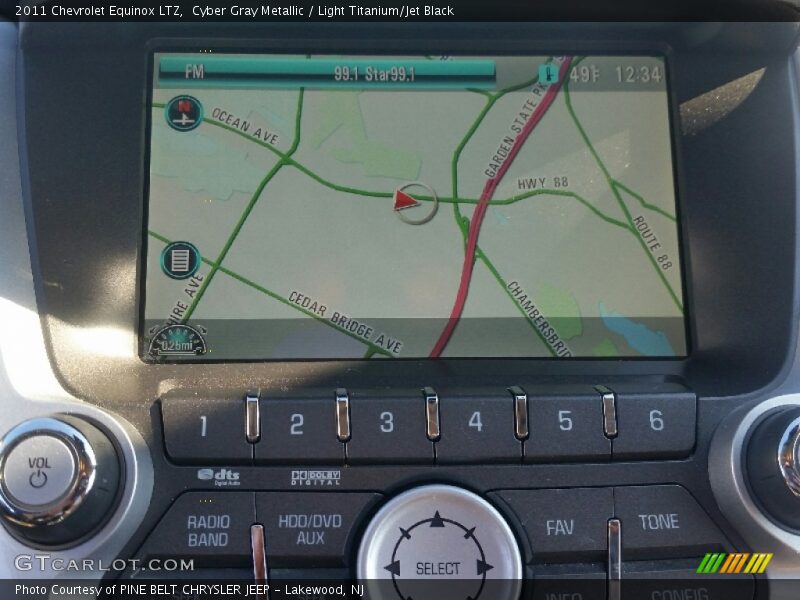 Cyber Gray Metallic / Light Titanium/Jet Black 2011 Chevrolet Equinox LTZ