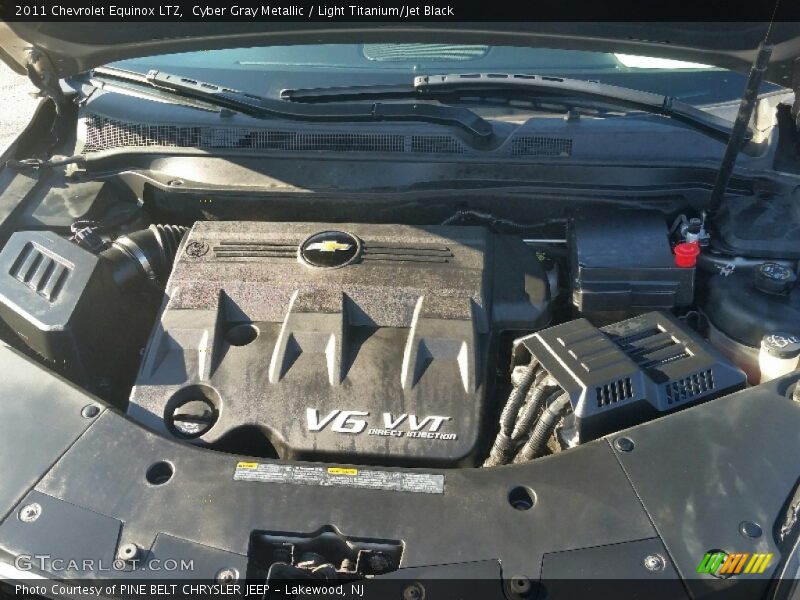 Cyber Gray Metallic / Light Titanium/Jet Black 2011 Chevrolet Equinox LTZ