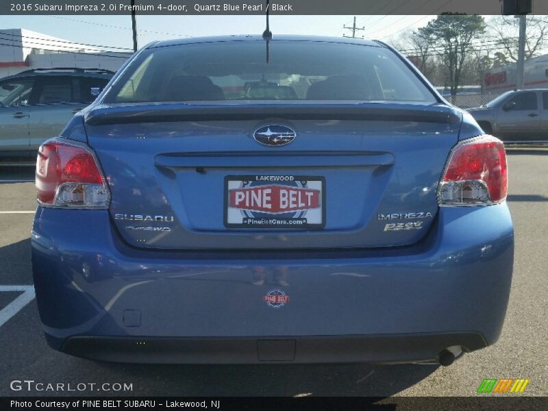 Quartz Blue Pearl / Black 2016 Subaru Impreza 2.0i Premium 4-door