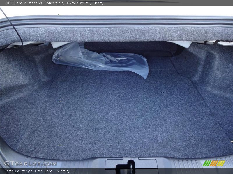  2016 Mustang V6 Convertible Trunk