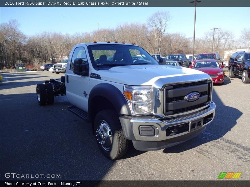 Oxford White / Steel 2016 Ford F550 Super Duty XL Regular Cab Chassis 4x4