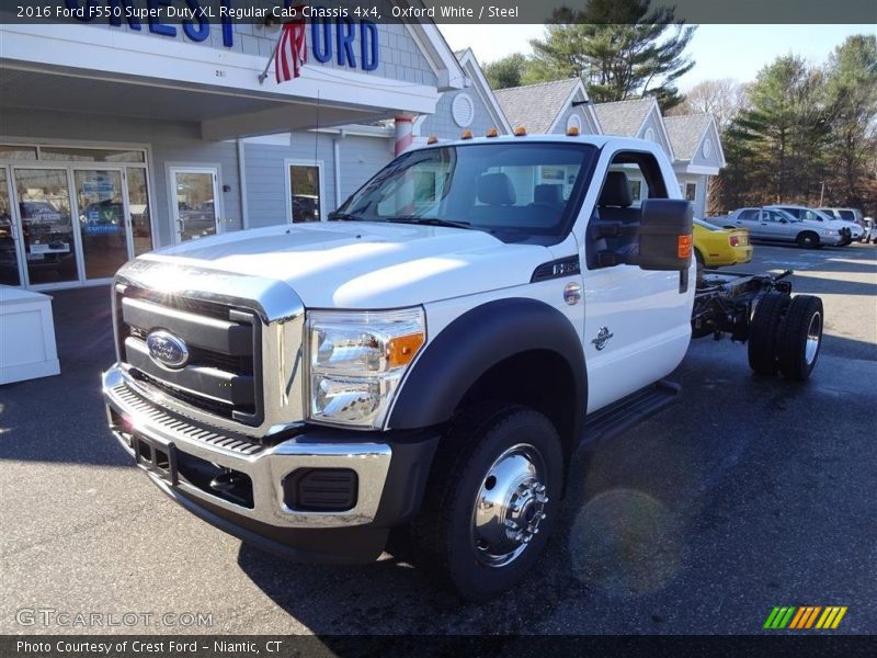 Oxford White / Steel 2016 Ford F550 Super Duty XL Regular Cab Chassis 4x4